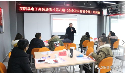 漢陰縣電子商務(wù)進(jìn)農(nóng)村企業(yè)、合作社及從業(yè)人員提升班圓滿(mǎn)落幕